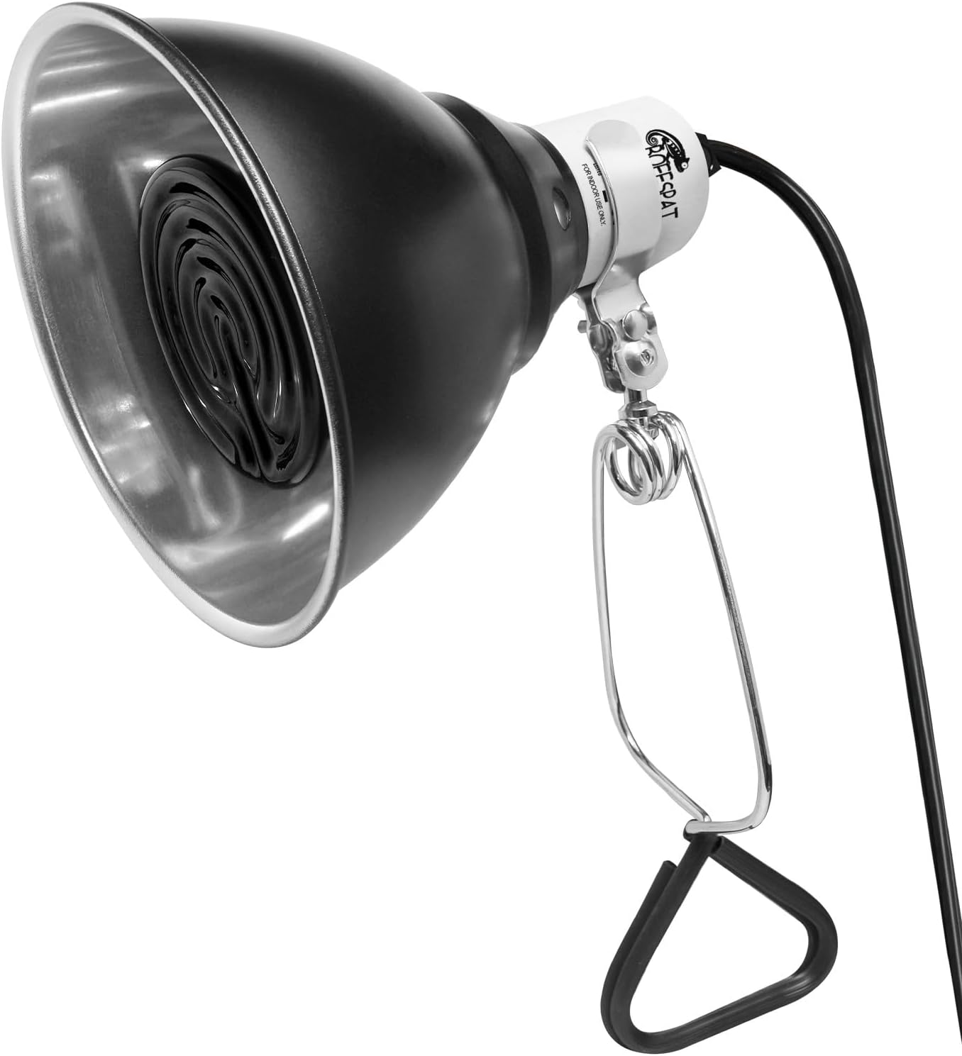 BOEESPAT one hundred fifty Watt compatible reptile dome lamp package view.