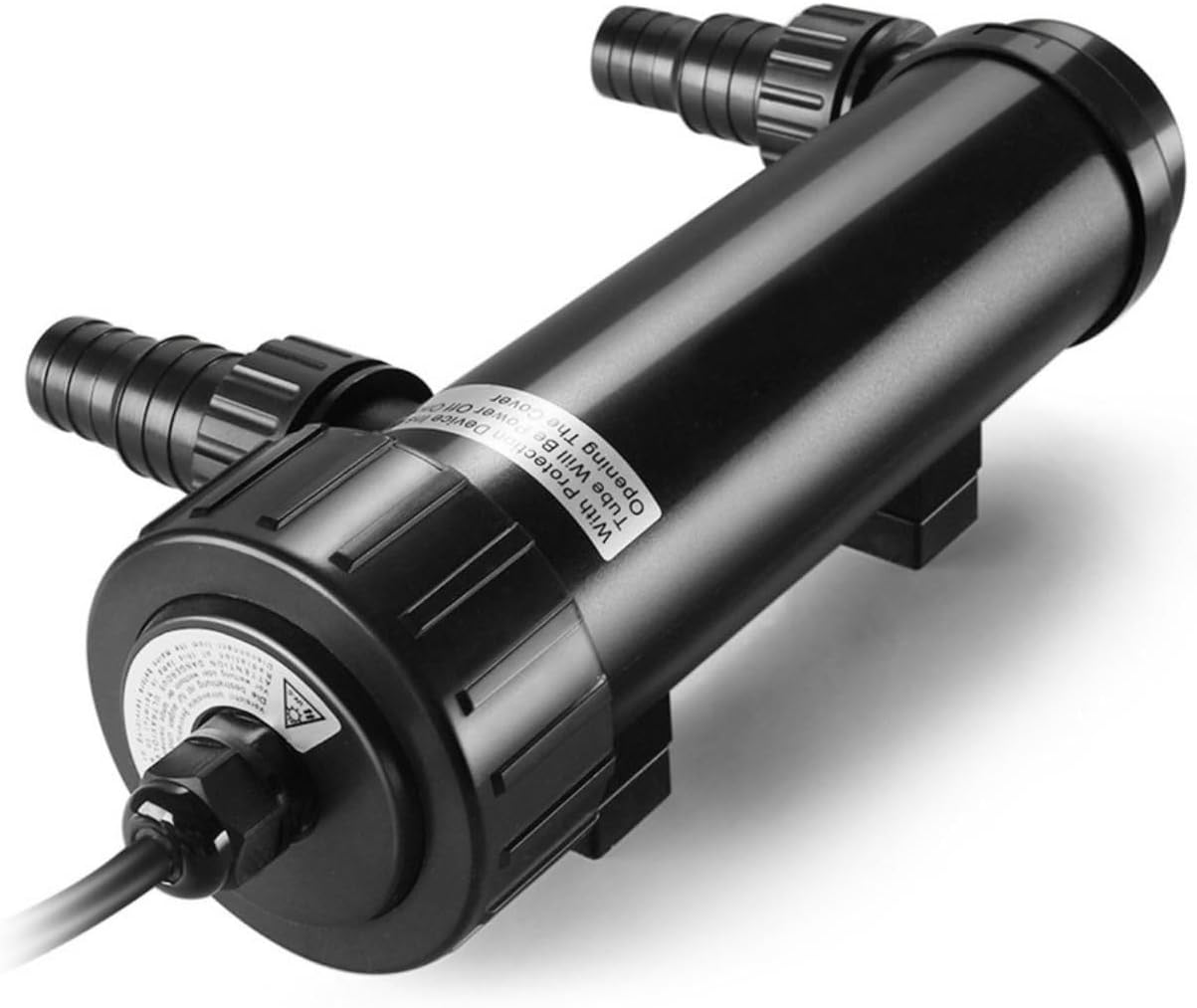Flexzion 9 Watt UV Pond Clarifier front view for outdoor garden maintenance