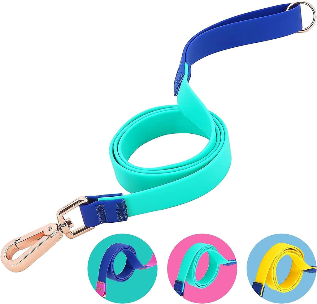 Jelly Martingale Collar for Dogs with Chain - 2-Way Control, Waterproof No Pull Dog Collar, Quick Release Buckle, One-Time Adjustment, Easy-Clean, Escape Free, Odor-Resistant, Blue & Rose, L - Image 10