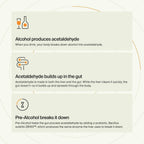 ZBiotics Pre-Alcohol Probiotic Drink ingredients and science details.