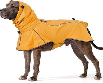 Ezierfy outdoor pet gear protective rain poncho for small medium and large dogs