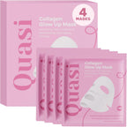 Quasi bio collagen face mask front view of retail box packaging
