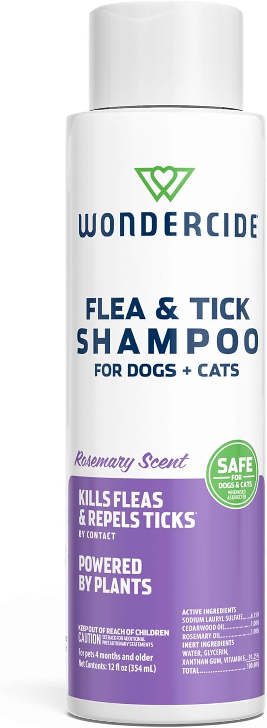 Wondercide - Flea & Tick Shampoo for Dogs and Cats - Flea and Tick Killer Treatment with Natural Essential Oils - for Pets Over 4 Months - Powered by Plants - 12 Fl oz - Image 12