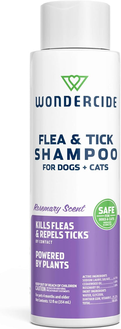 Wondercide - Flea & Tick Shampoo for Dogs and Cats - Flea and Tick Killer Treatment with Natural Essential Oils - for Pets Over 4 Months - Powered by Plants - 12 Fl oz - Image 12