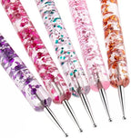 Five professional nail art liner brushes for detailed painting