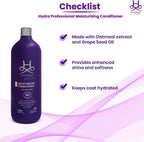 Hydra 1 Liter moisturizing pet conditioner for itchy skin relief and shine
