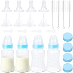 UMETASS pet nursing bottle kit in sky blue color for hand rearing newborn ferrets