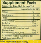 Y.S. Eco Bee Farms ultimate strength honey supplement side profile