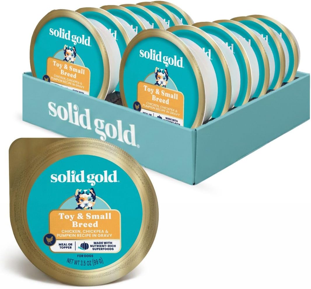 Solid Gold Wet Dog Food Topper & Meal Cups - W/Beef & Sweet Potato for Hip & Joint Support, Sensitive Stomachs & Gut Health - for Puppy, Adult & Senior Small Breed & Large Breed Dogs - 3.5oz/6 Pack - Image 14