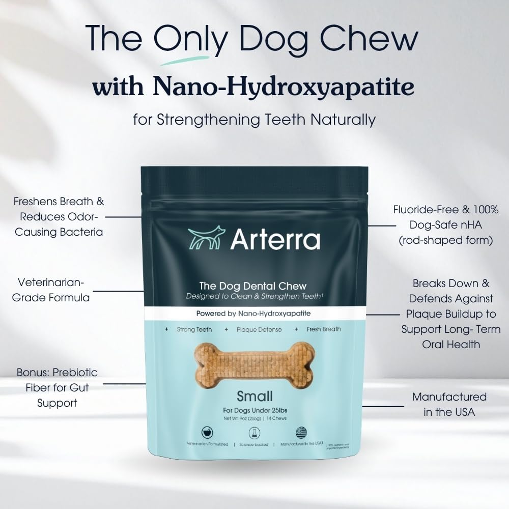 Arterra USA imported daily dog chews for small breeds