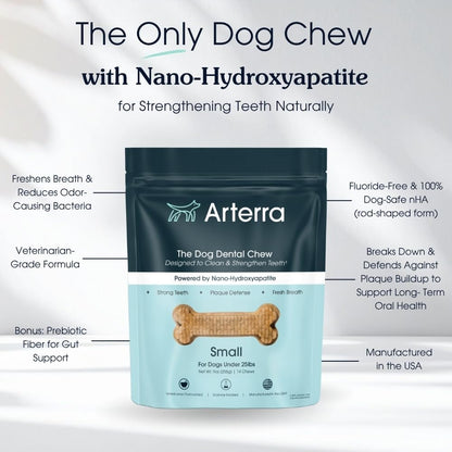 Arterra USA imported daily dog chews for small breeds