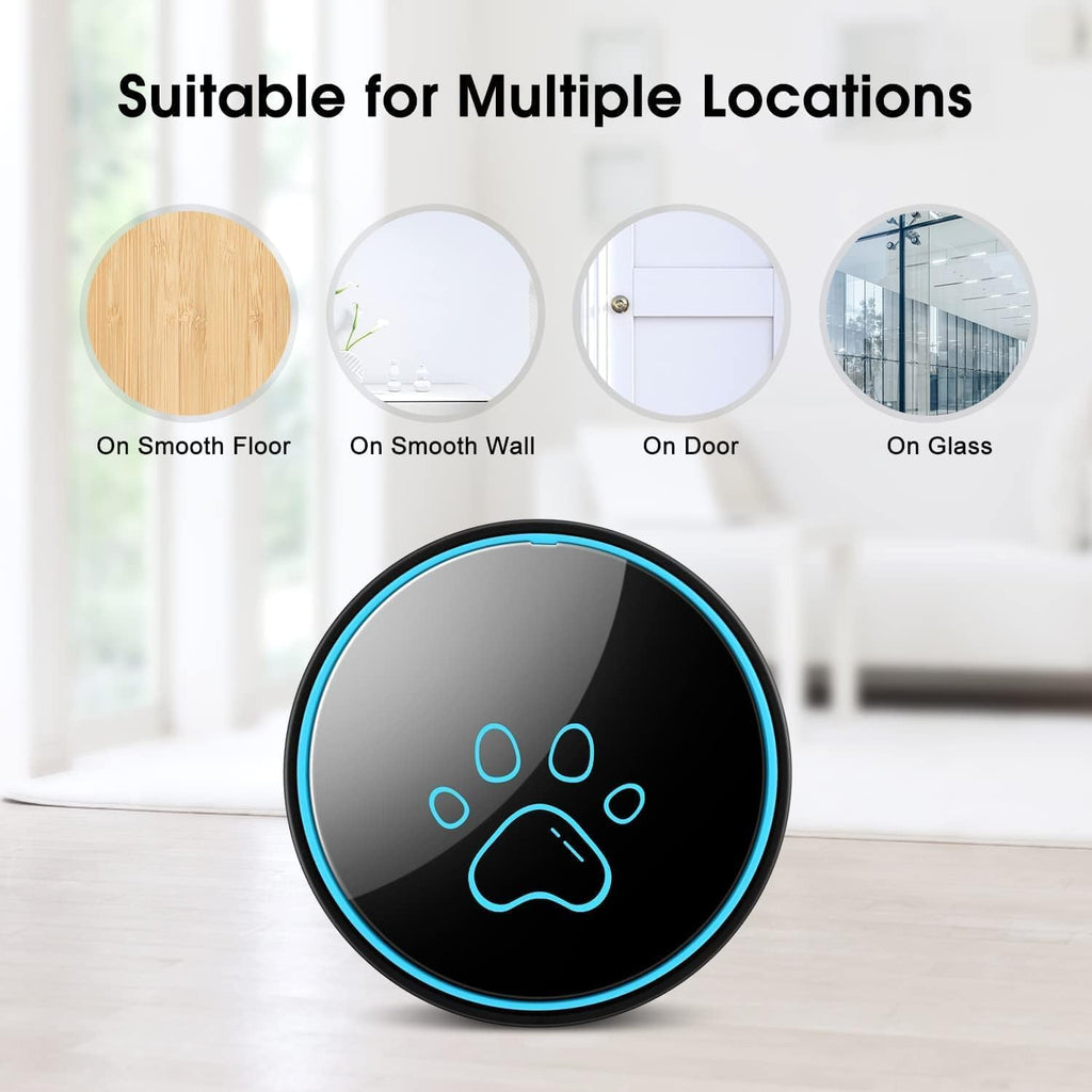 Comsmart dog doorbell LED flash indicator demonstration