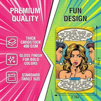 TAROTIKA modern fortune telling cards being shuffled to show flexible thick cardstock
