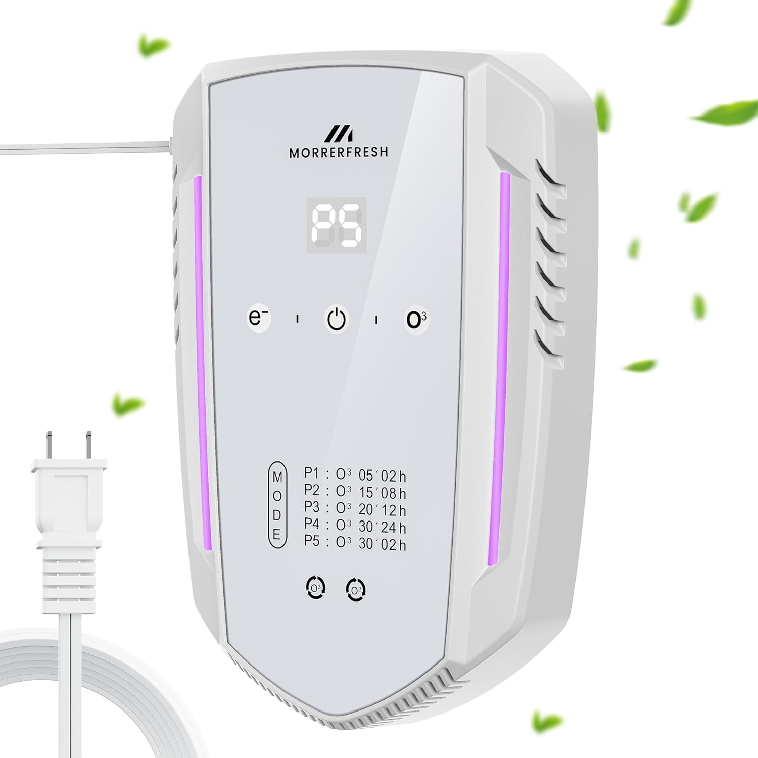 Morrerfresh Cat Litter Deodorizer and Ozone Odor Eliminator front view plug-in