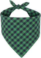 Dog Bandanas 1 Pack; Cotton Linen Pink Plaid Bandana for Large Dogs; Soft Breathable Dog Accessories; Valentines Girl Dog Bandana (Pink Gingham, Large) - Image 12