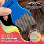 Handheld magnifying tool from the MEDca kit designed for locating small head lice eggs