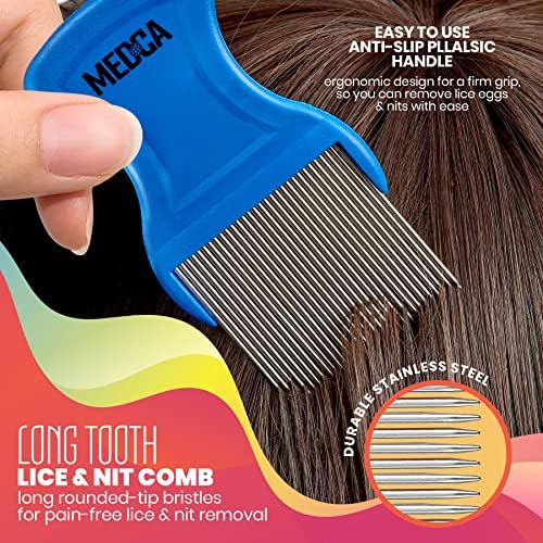 Handheld magnifying tool from the MEDca kit designed for locating small head lice eggs