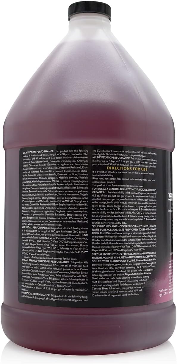 Petology concentrated disinfectant label details