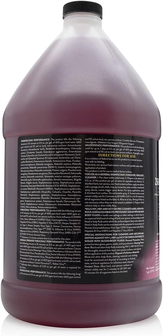 Petology concentrated disinfectant label details