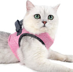 HEYWEAN Cat Harness and Leash - Ultra Light Escape Proof Kitten Collar Cat Walking Jacket with Running Cushioning Soft and Comfortable Suitable for Puppies Rabbits - Image 11