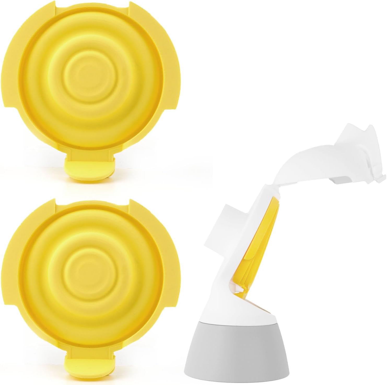 Generic replacement silicone membranes front view for breast pump maintenance