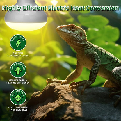 DaToo UVA daylight basking spot light bulb for bearded dragons and turtles