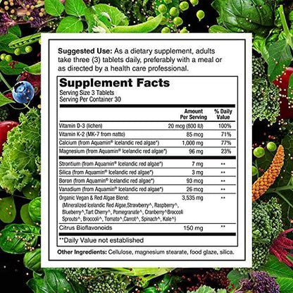 PlantFusion Vegan Calcium supplement bottle studio shot