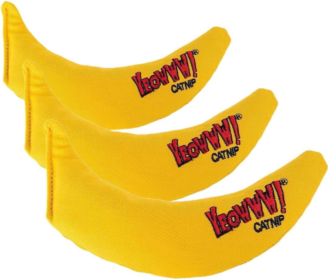 Yeowww! Catnip Chi-CAT-a Banana Toy for Cats - 7 Inches - Durable Cotton Twill - Made in the USA - Stuffed with Organically Grown Catnip - Image 11