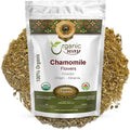 Organic Way Chamomile Flower Powder 16 Ounce front packaging view authentic imported organic herbal tea