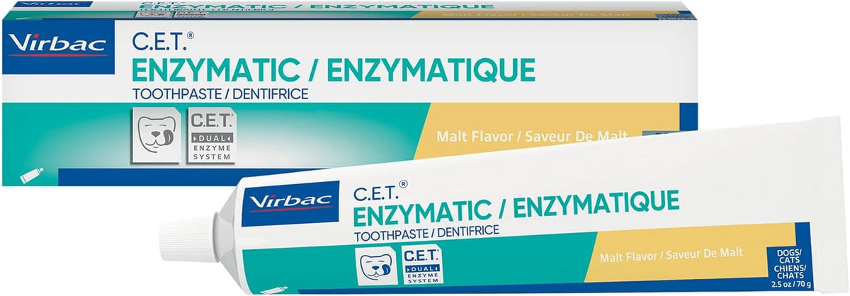 Virbac C.E.T.(R) Enzymatic Toothpaste| Tartar & Plaque Control for Fresh Breath | Pet Dental Care Toothpaste | Poultry Flavor, 2.5 oz - Image 11