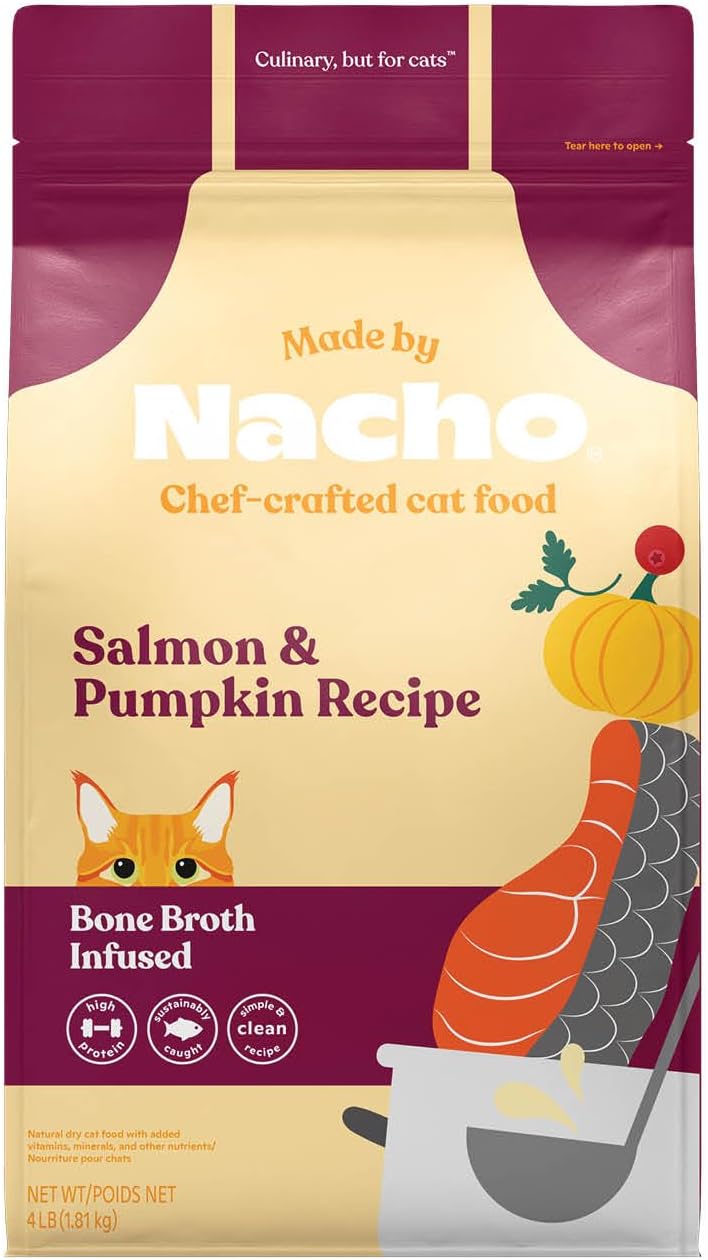 Made by Nacho Dry Cat Kibble 2lb Bag, High Protein Premium Cat Food with Freeze-Dried Pieces, Cage-Free Chicken, Duck & Quail, Limited Ingredients, Single Bag - Image 10