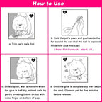 Victhy special pet nail adhesive set ready for grooming application