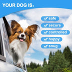 32 inch durable dog seat belt leash for travel