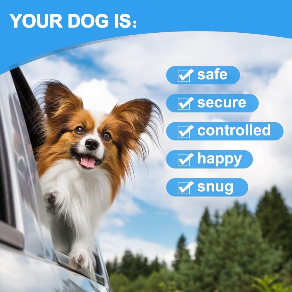 32 inch durable dog seat belt leash for travel