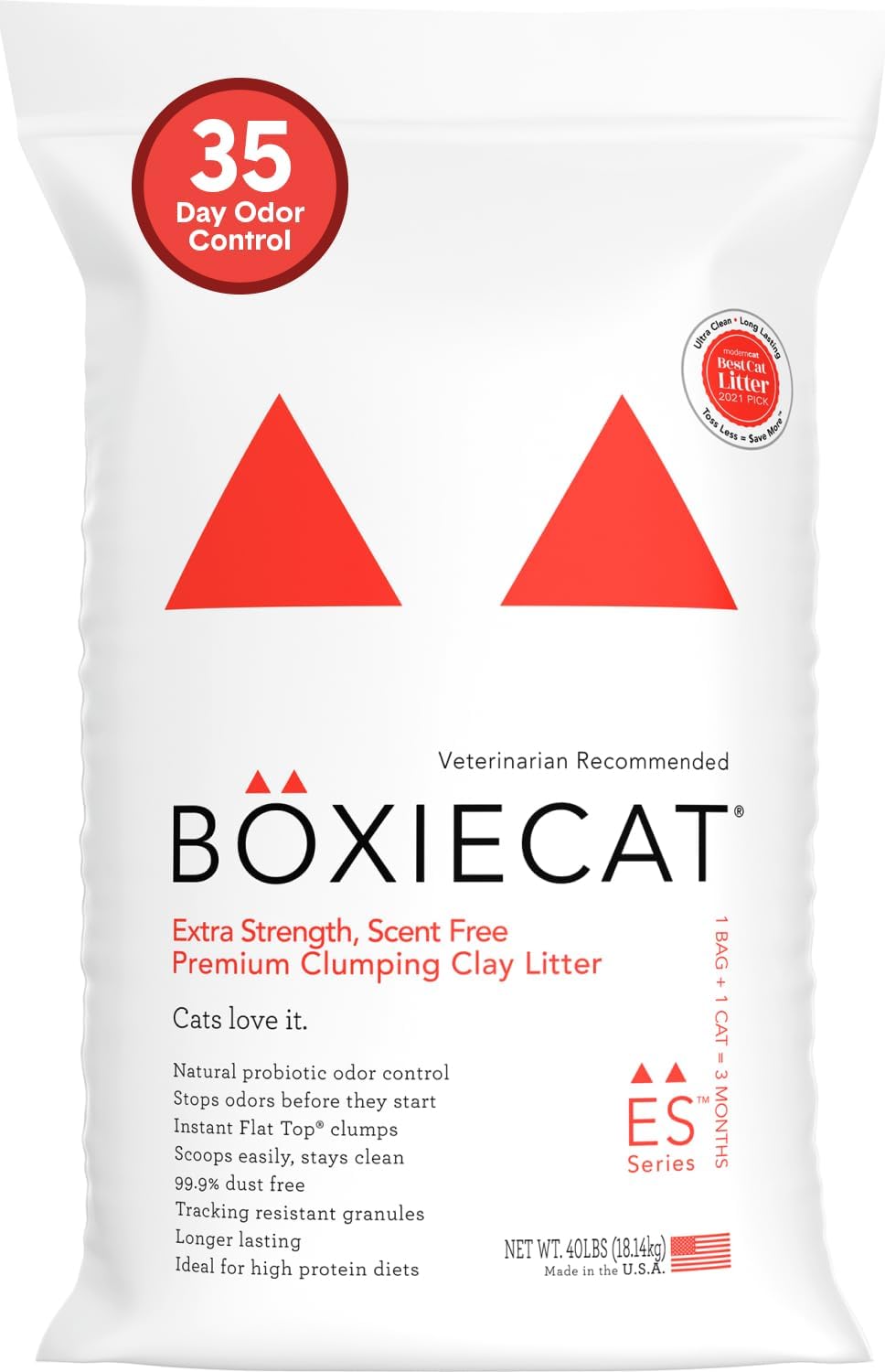 Boxie Unscented 30 Day Odor Control Clumping Clay Cat & Kitty Litter 16 lb, 99.9% Dust-Free, Hard Flat Top Clumps, No Fragrances No Fillers, Long-Lasting, Easy to Scoop - Image 11
