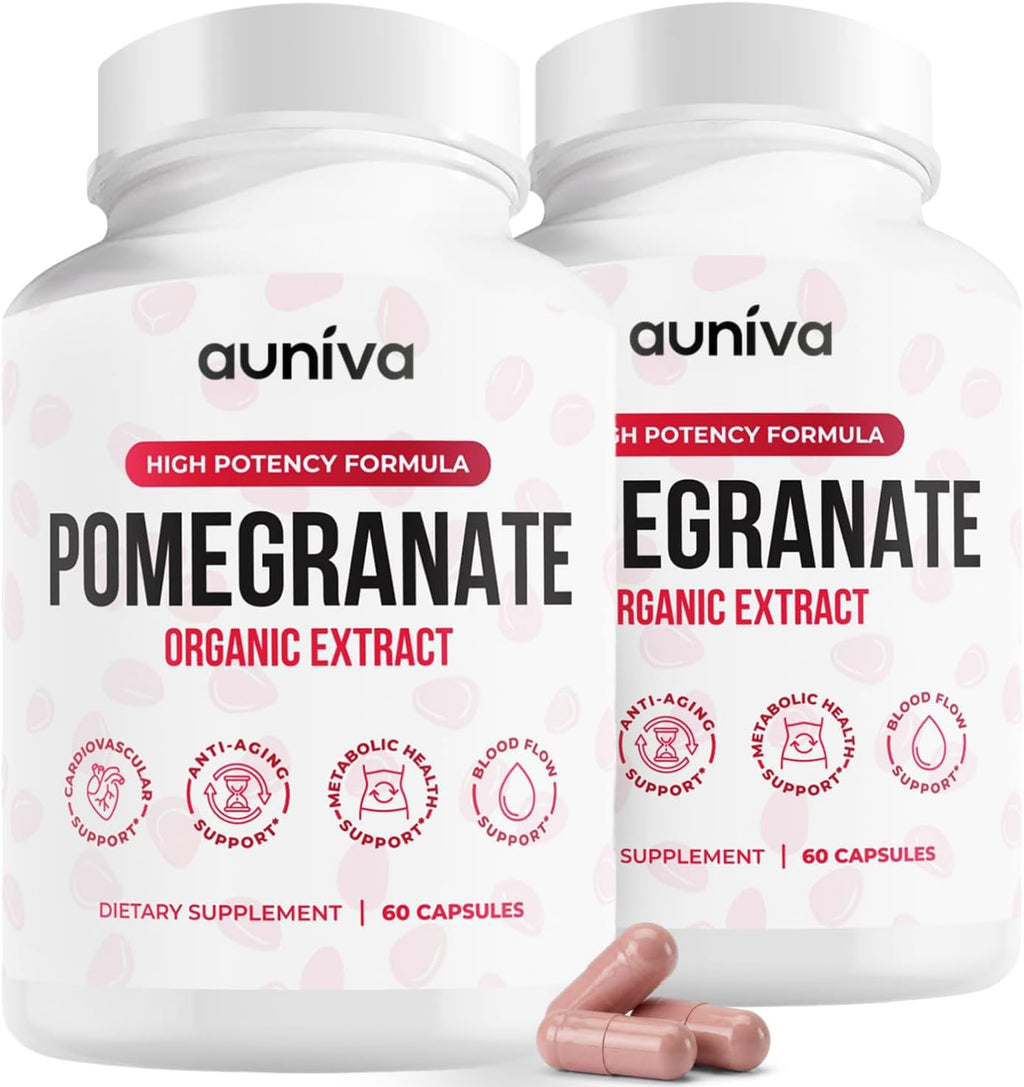 Organic Pomegranate Capsules 700mg - Pomegranate Fruit Extract Supplement - Organic Pomegranate Extract for Antioxidant, Heart & Energy Support - Ancient Wellness Formula - 60 Capsules - Image 10