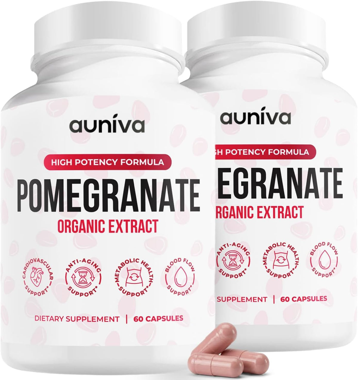 Organic Pomegranate Capsules 700mg - Pomegranate Fruit Extract Supplement - Organic Pomegranate Extract for Antioxidant, Heart & Energy Support - Ancient Wellness Formula - 60 Capsules - Image 10