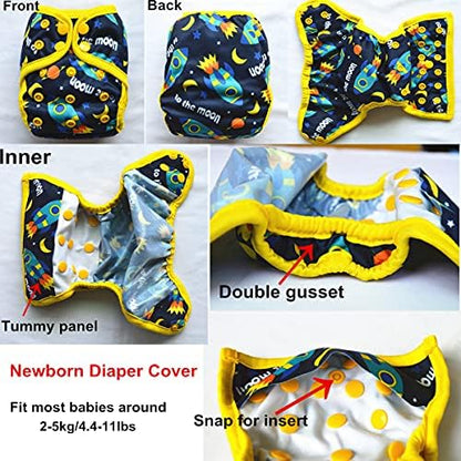 Sigzagor baby nappy cover adjusted for newborn size