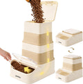 Zomisia collapsible dog food storage container front view