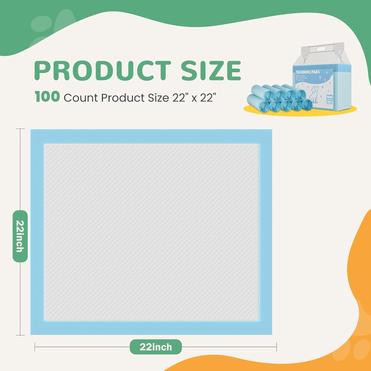 Six layer absorbent pet pee pad close up structure detail