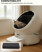 WEIGUZC pet odor control filter insert demonstrating easy slide in installation mechanism.