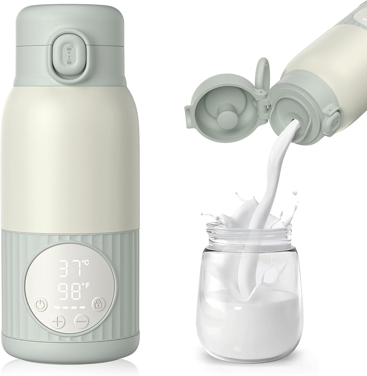 UKEXE portable bottle warmer 13 fluid ounce front view