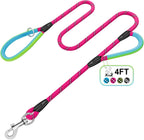 Dog Leash Heavy Duty 4/5/6ft XiaZ 2 Handles Dog Leashes for Medium Large Dogs 1/2 Inch 1000lb Strength Reflective PVC Waterproof-Handles Metal Hook Dual-Handle Rope Leash Nighttime Safety - Image 11