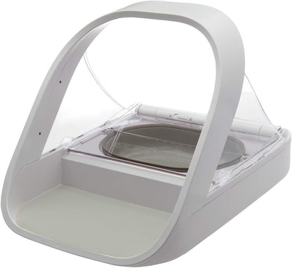 SureFlap SureFeed Microchip Pet Feeder front view of automatic wet and dry food dispenser
