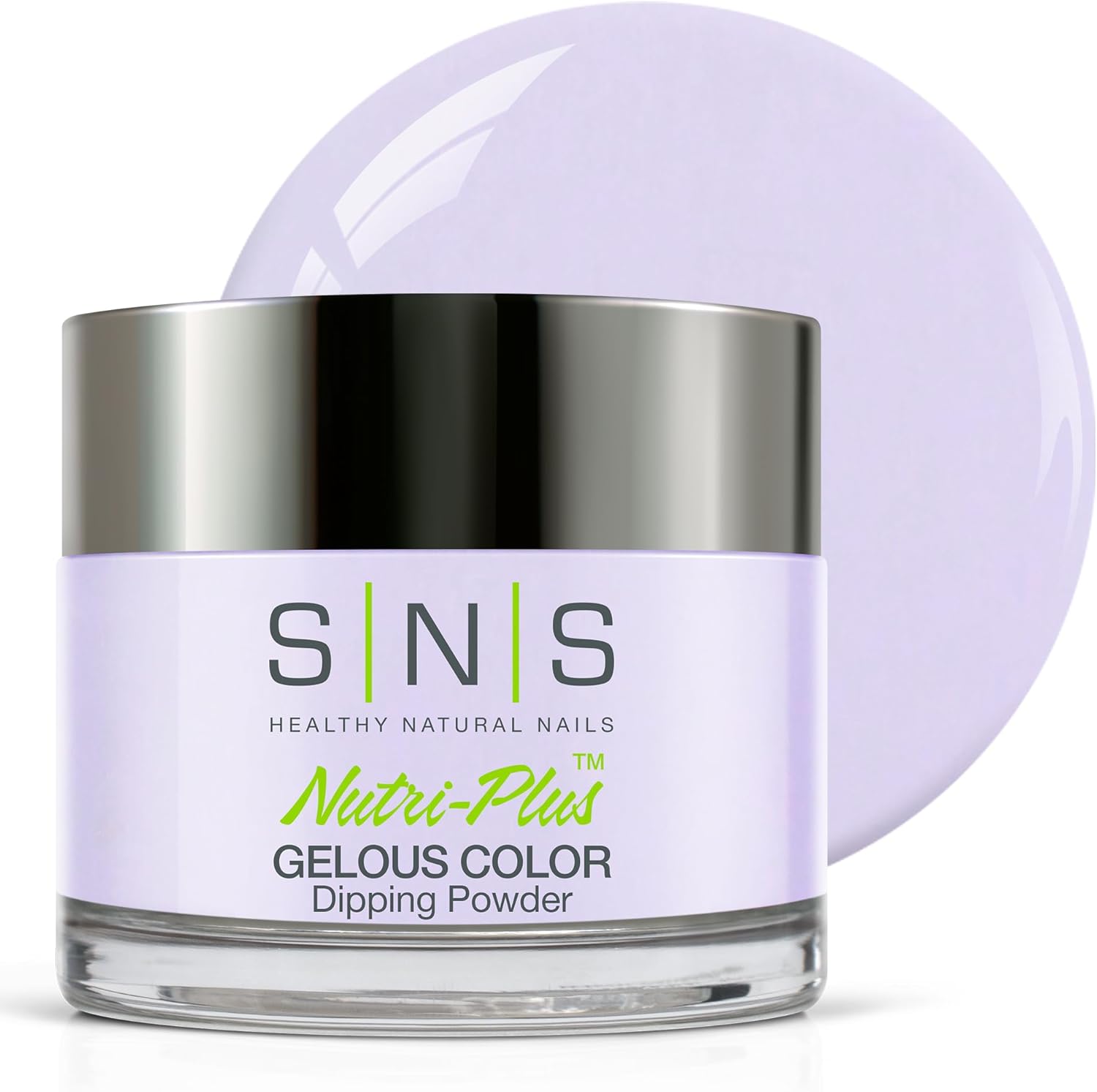 SNS Gelous Color Dipping Powder Lavender Mist front view