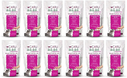 Caru - Daily Dish Smoothies - Lickable Chicken Cat Treat or Pet Food Topper - .5oz Tubes - 4 Tubes per Pack - 12 Pack - Image 14