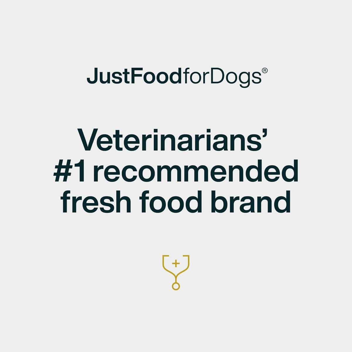Side profile of JustFoodForDogs human grade dog treats bag