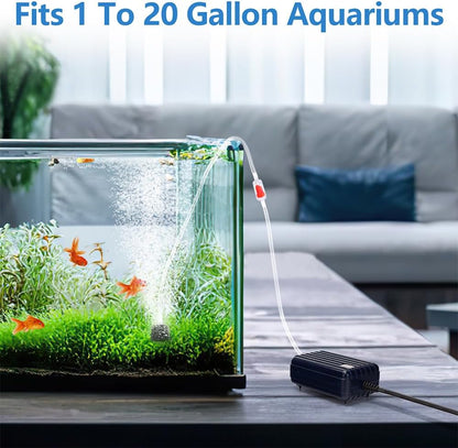 DaToo aquarium air pump kit for healthy fish environment