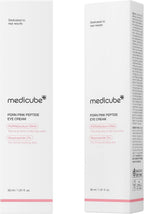 Medicube anti-aging eye serum lifestyle flat lay