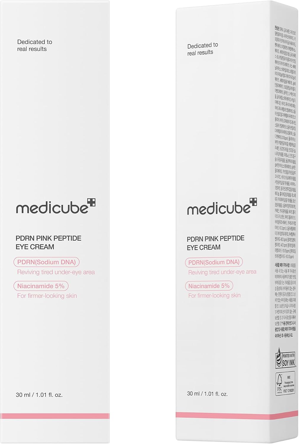 Medicube anti-aging eye serum lifestyle flat lay